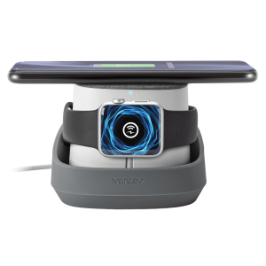 Ventev wireless watchdock duo 10W - Grey/White