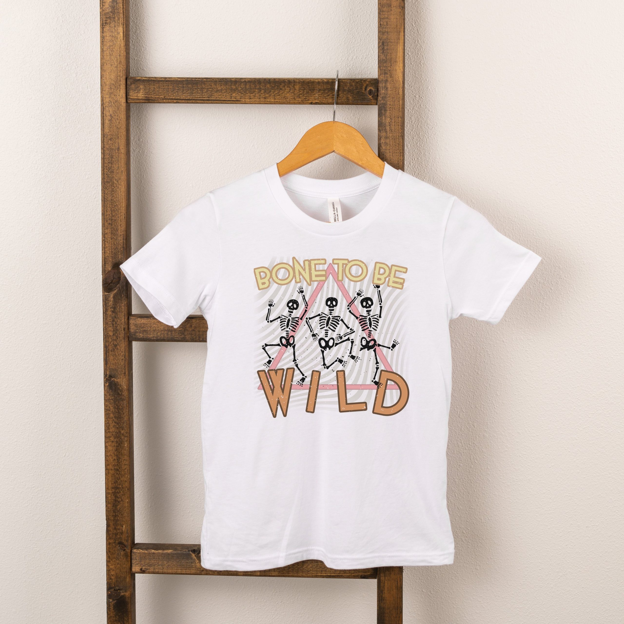 The Juniper Shop Bone Toddler To Be Wild Short Sleeve Crew Neck - Image 3