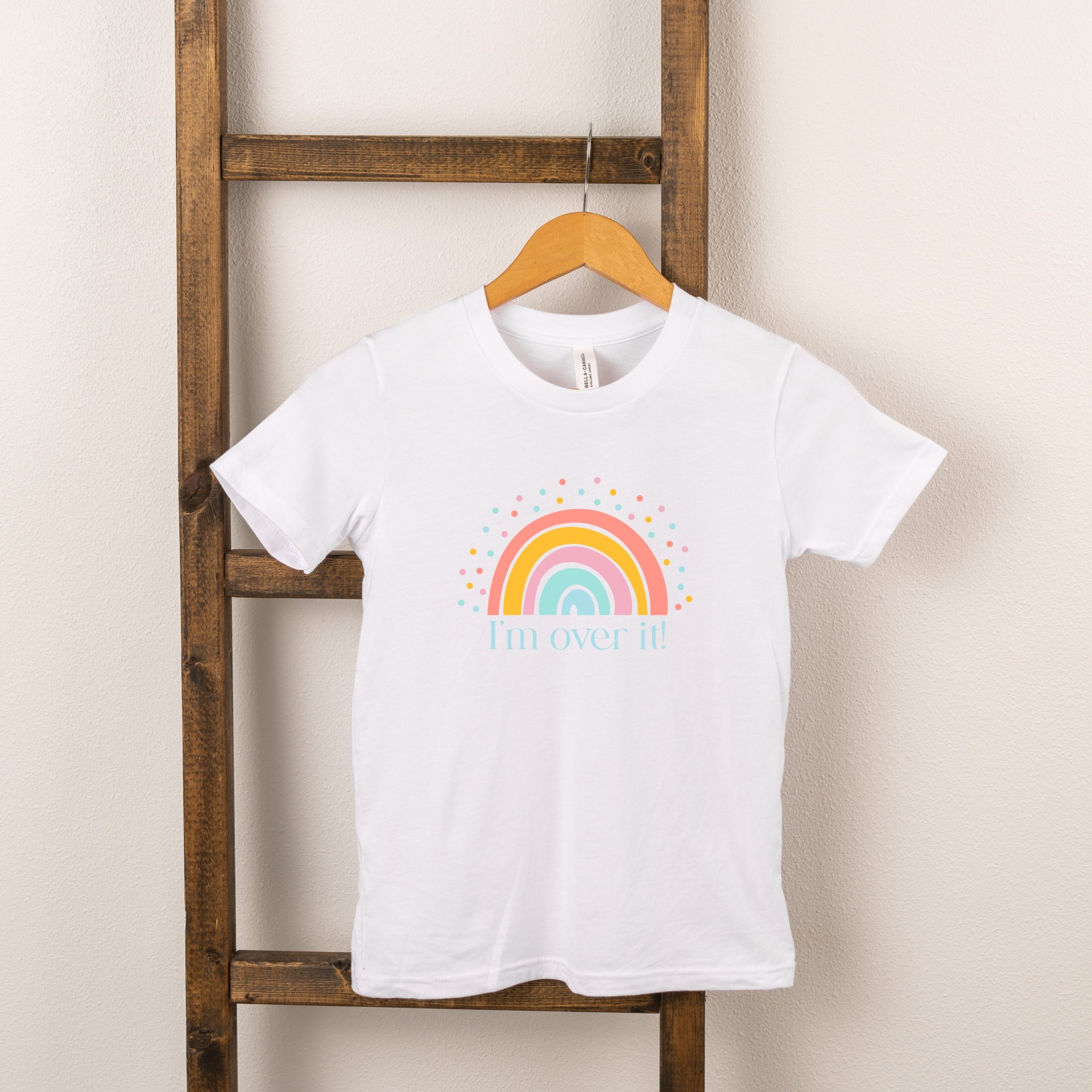 The Juniper Shop Toddler Over It Rainbow Short Sleeve Crew Neck - Image 4