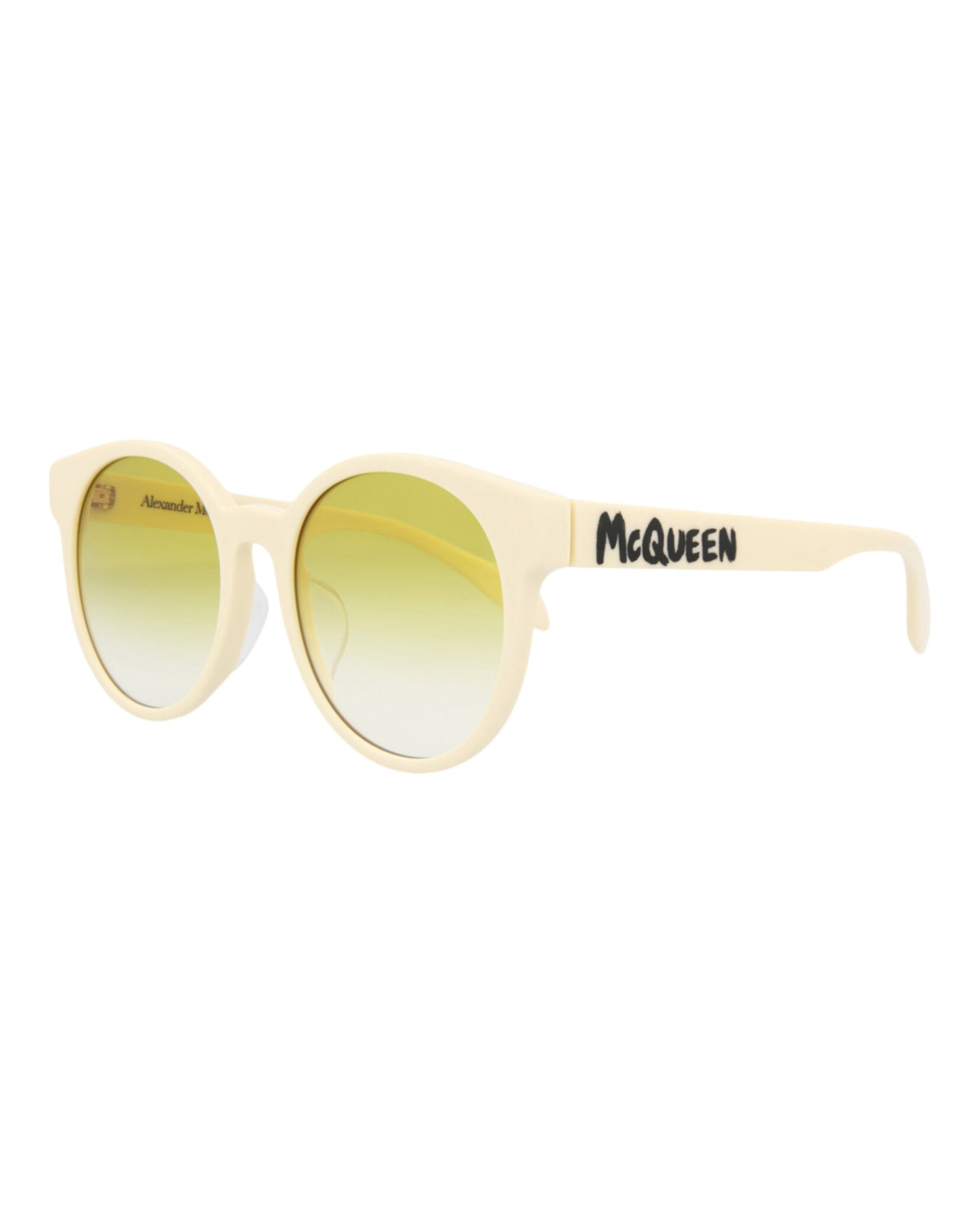 Alexander McQueen Round-Frame Acetate Sunglasses - Image 2
