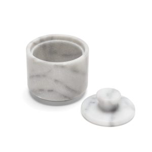 Fox Run White Marble Salt Cellar
