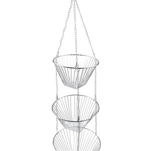 Fox Run Hanging Bskts Chrome