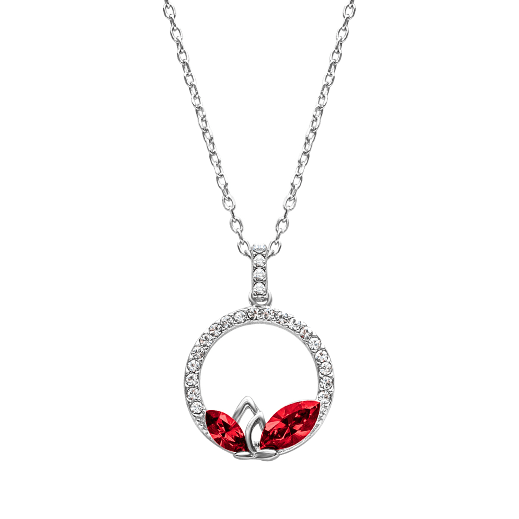 Elegant Dual Marquis Pav?? Pendant Necklace ? Embellished with Swarovski Crystals by callura - Image 9
