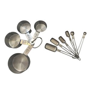 Fox Run Stainless Steel Measuring Cup and Spoon Set