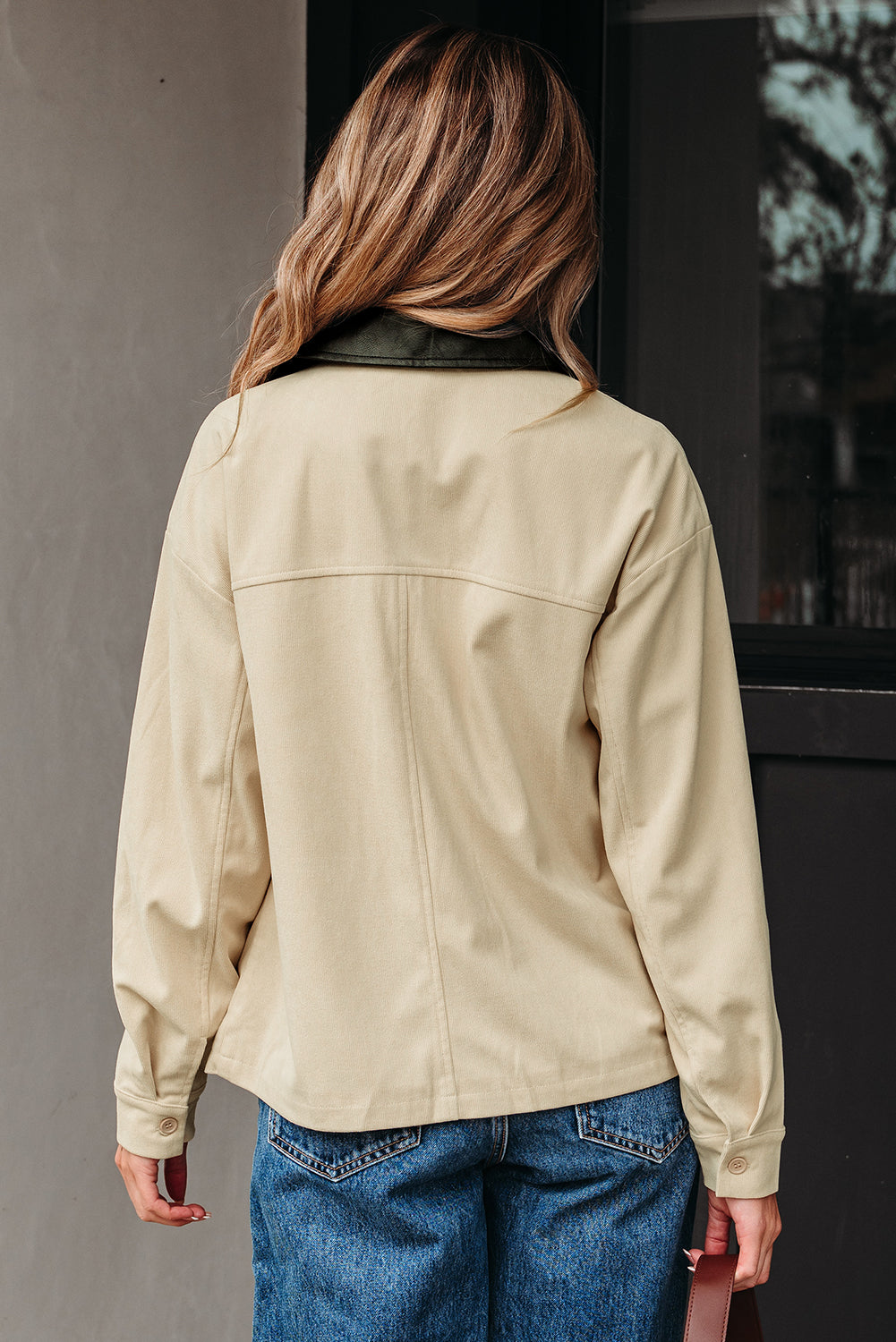 Phoebe Textured Zip Up Jacket by Threaded Pear - Image 2