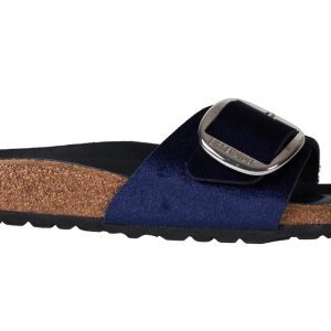 Birkenstock Madrid Big Buckle Nubuck Leather Midnight