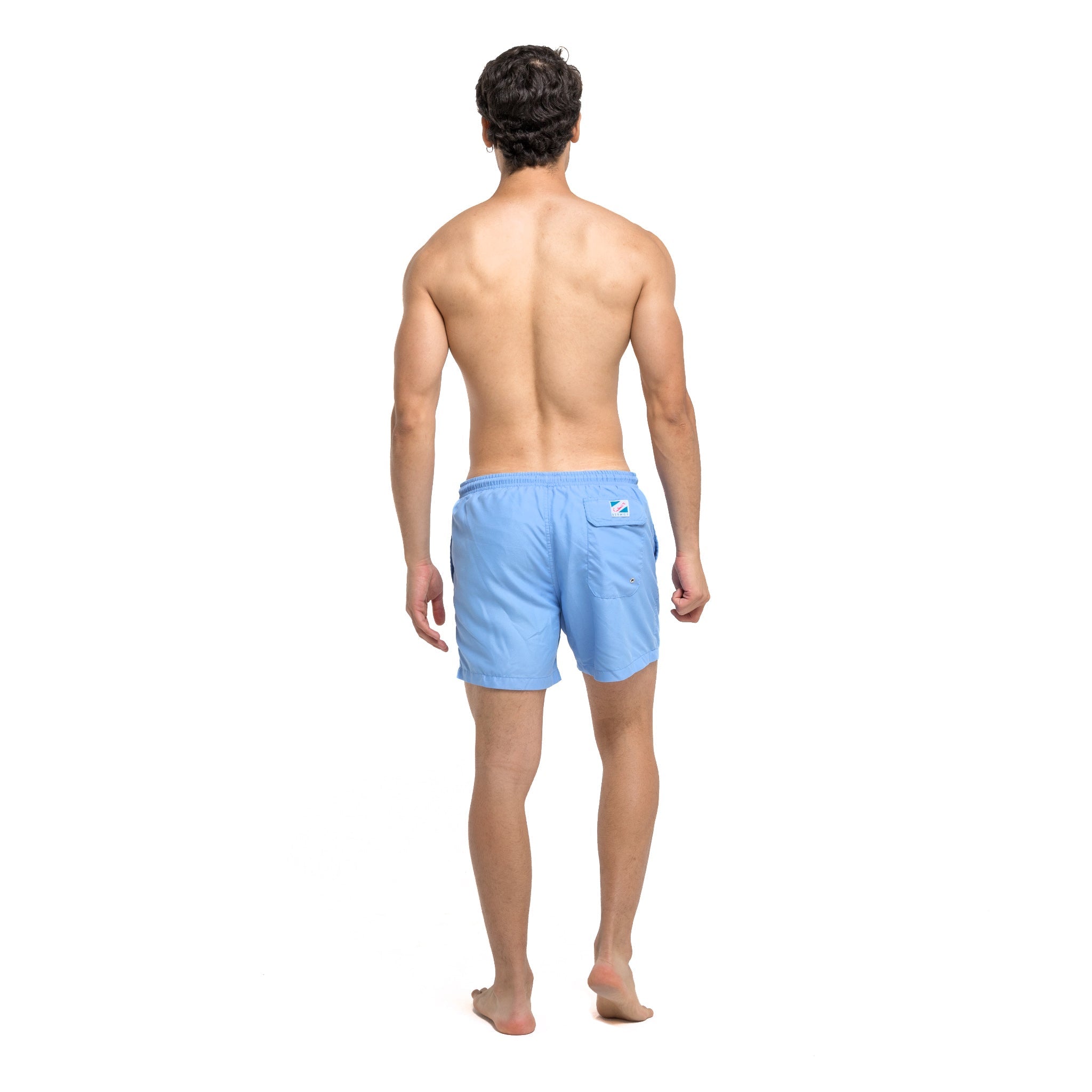 Bermies Blue to Waves Swim Trunks - Image 4