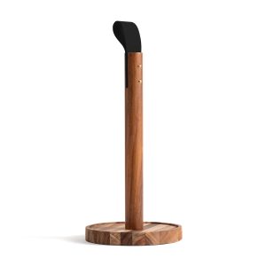 Ironwood Gourmet Farmhouse Paper Towel Holder Stand. Acacia Wood