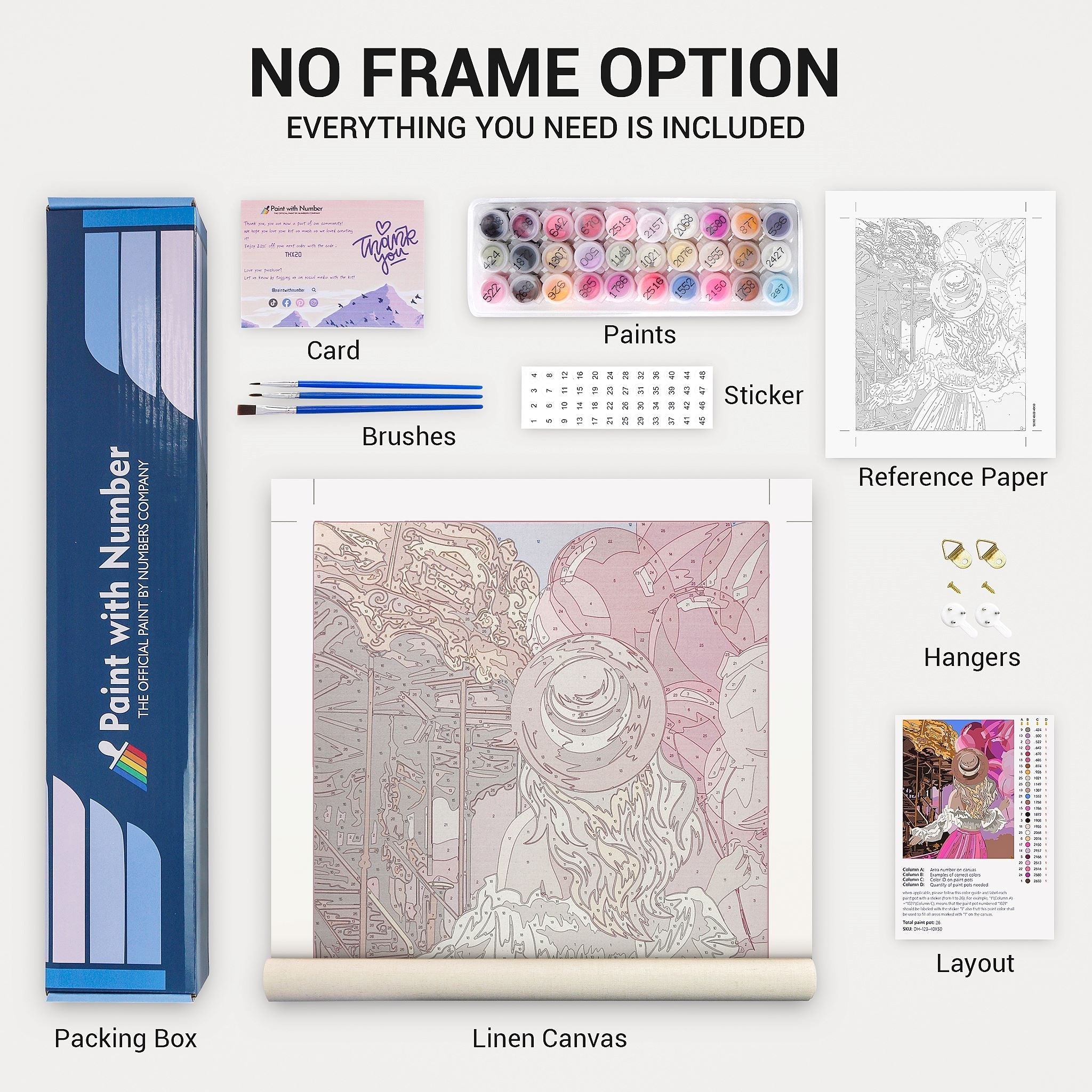 Paint with Number Children's Cartoon Style Flower - Image 2