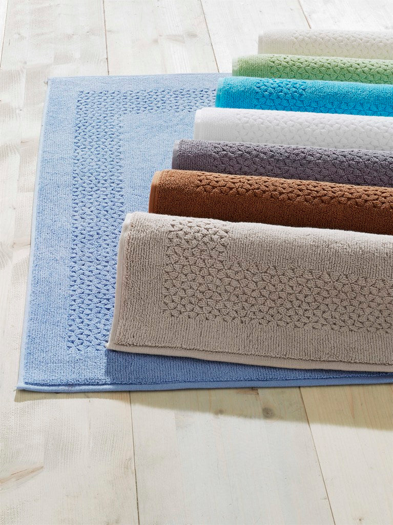 Classic Turkish Towels Mei-Tal Turkish Cotton Bath Mat - 2 Pieces