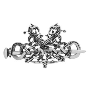 Silvertone Viking Hair Pin