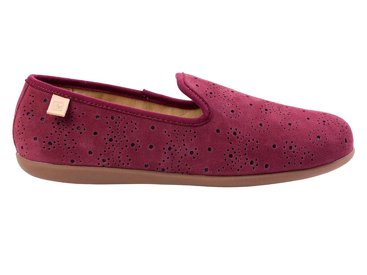 Spenco Paisley Ballet Suede Women's Slip On Shoes - Image 14