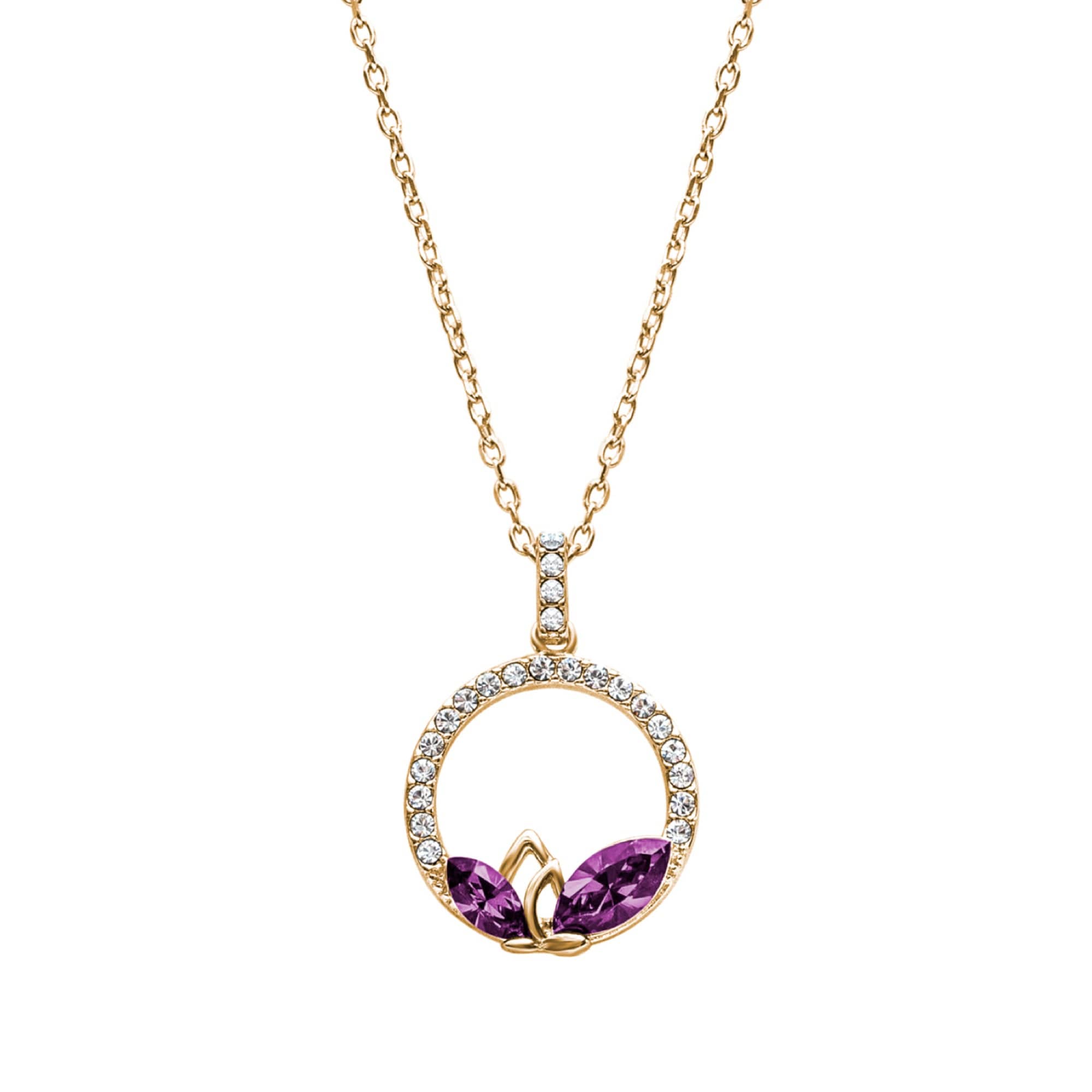 Elegant Dual Marquis Pav?? Pendant Necklace ? Embellished with Swarovski Crystals by callura - Image 10