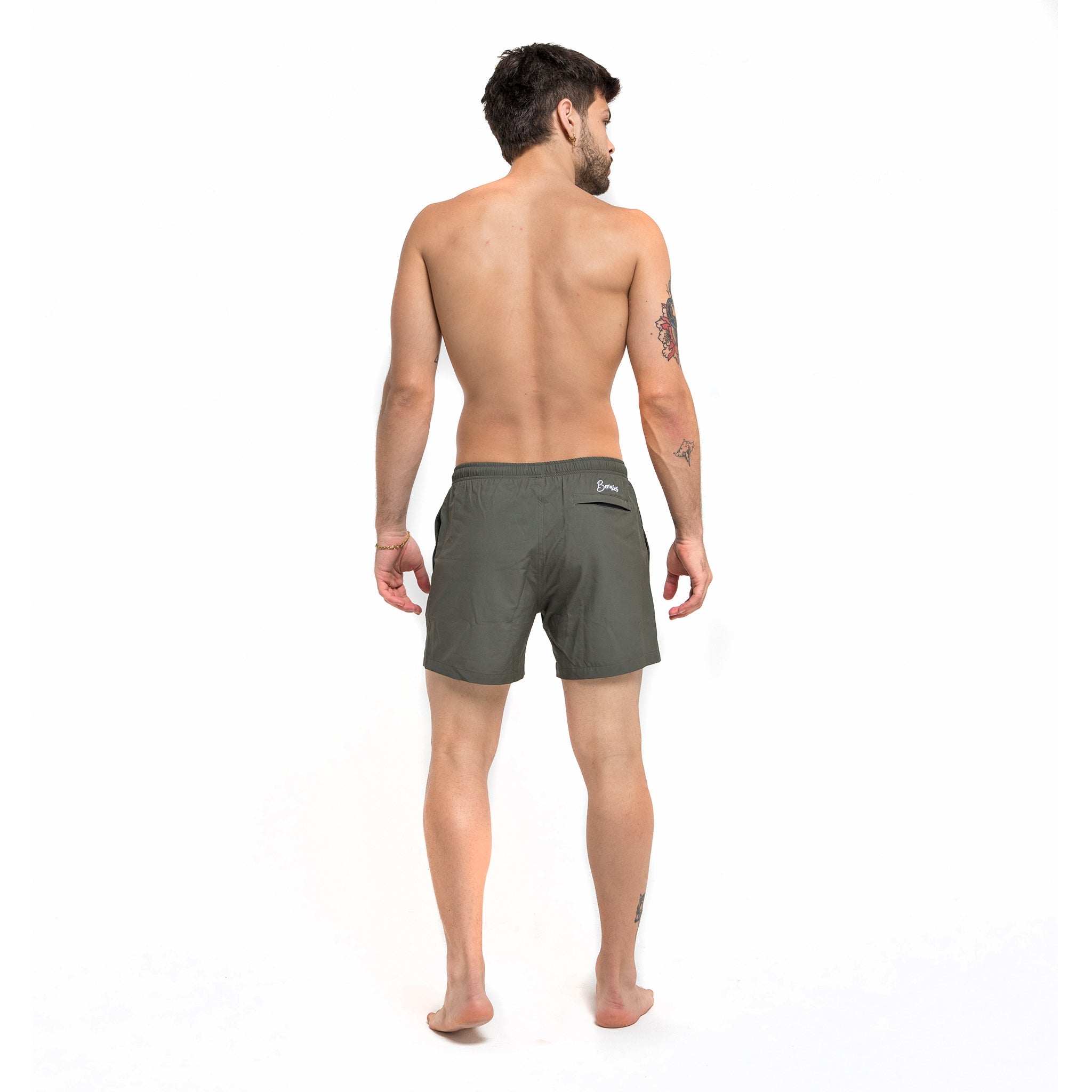 Bermies Green Pineapples Swim Trunks - Image 9