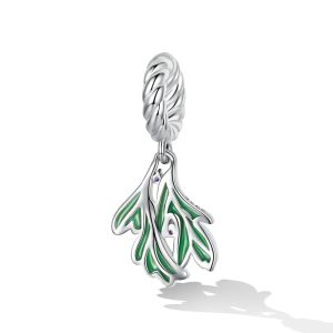 Ag Sterling Mistletoe Charm