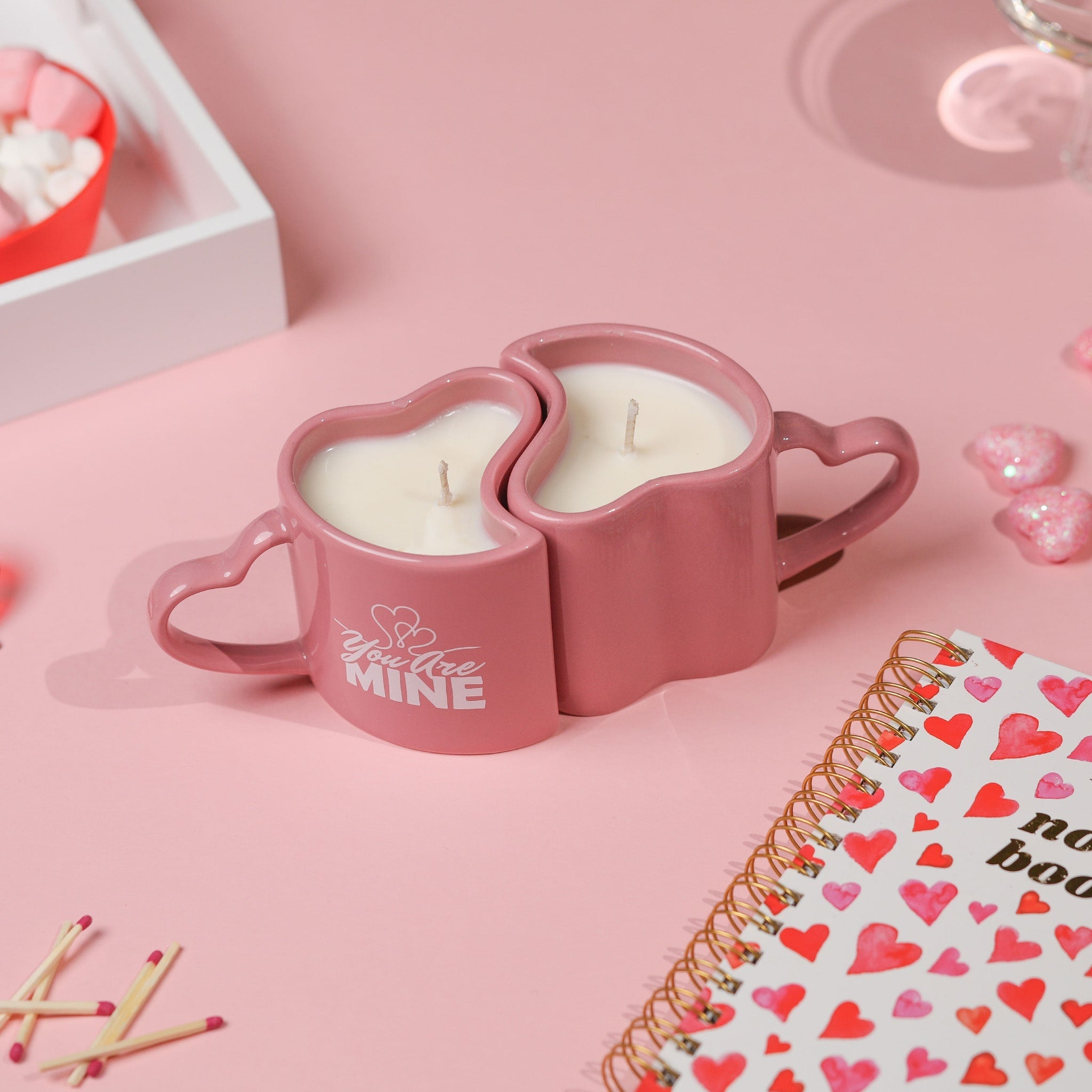 2 Diamond His+Hers Love Reusable Coffee Mugs - Image 3