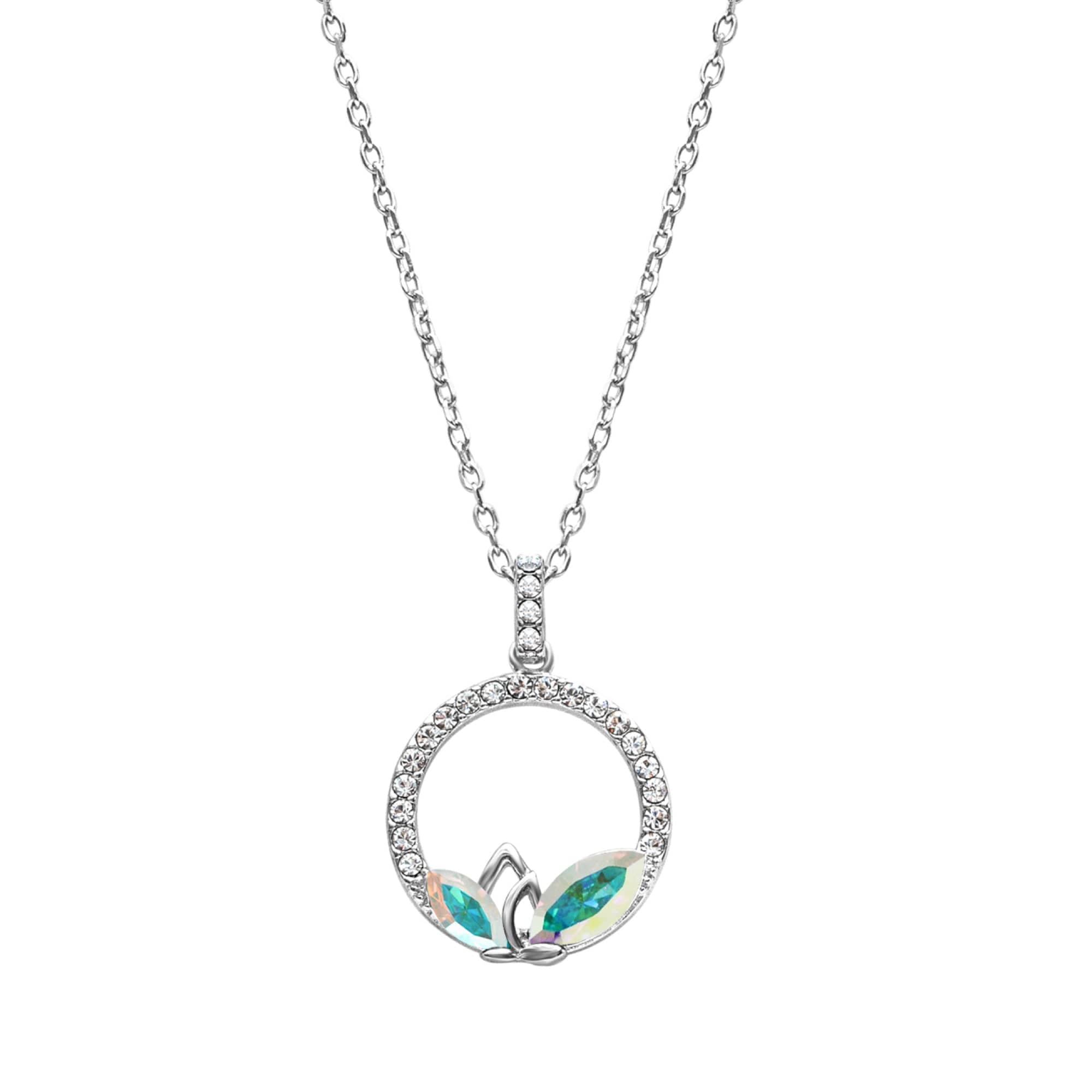 Elegant Dual Marquis Pav?? Pendant Necklace ? Embellished with Swarovski Crystals by callura - Image 13