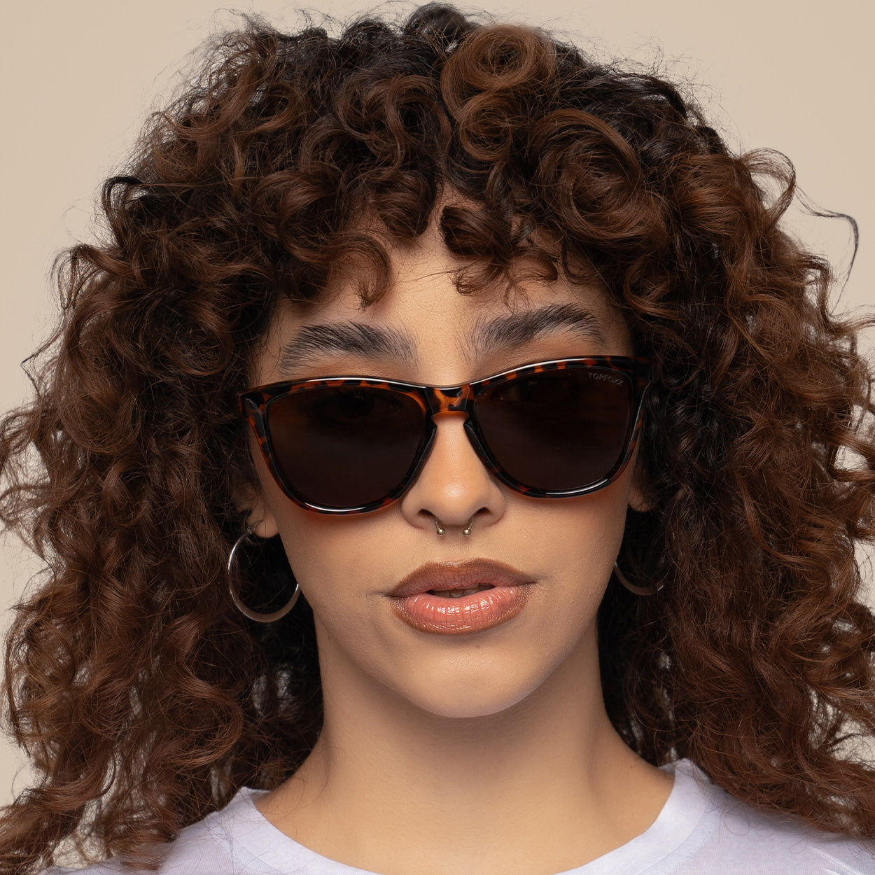 TopFoxx Rise Up - Tortoise Unisex Sunglasses - Image 3
