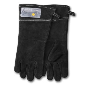 Outset Grill Gloves BK Leather 15 S/2