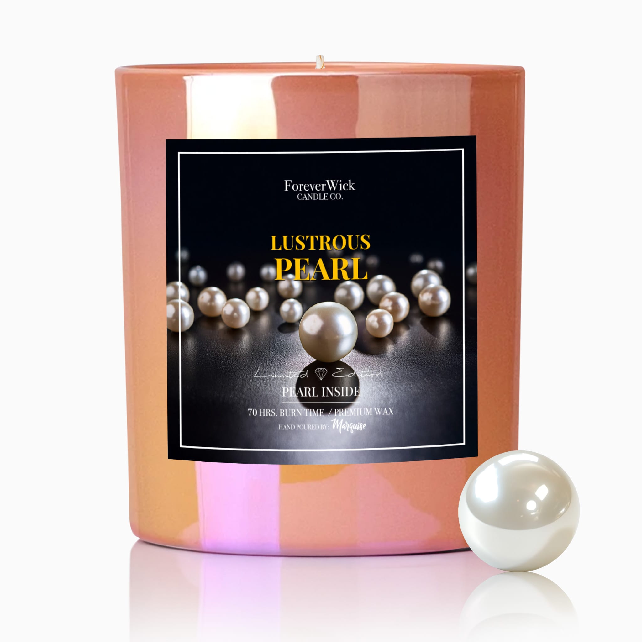 Lustrous Pearl Candle - Image 2