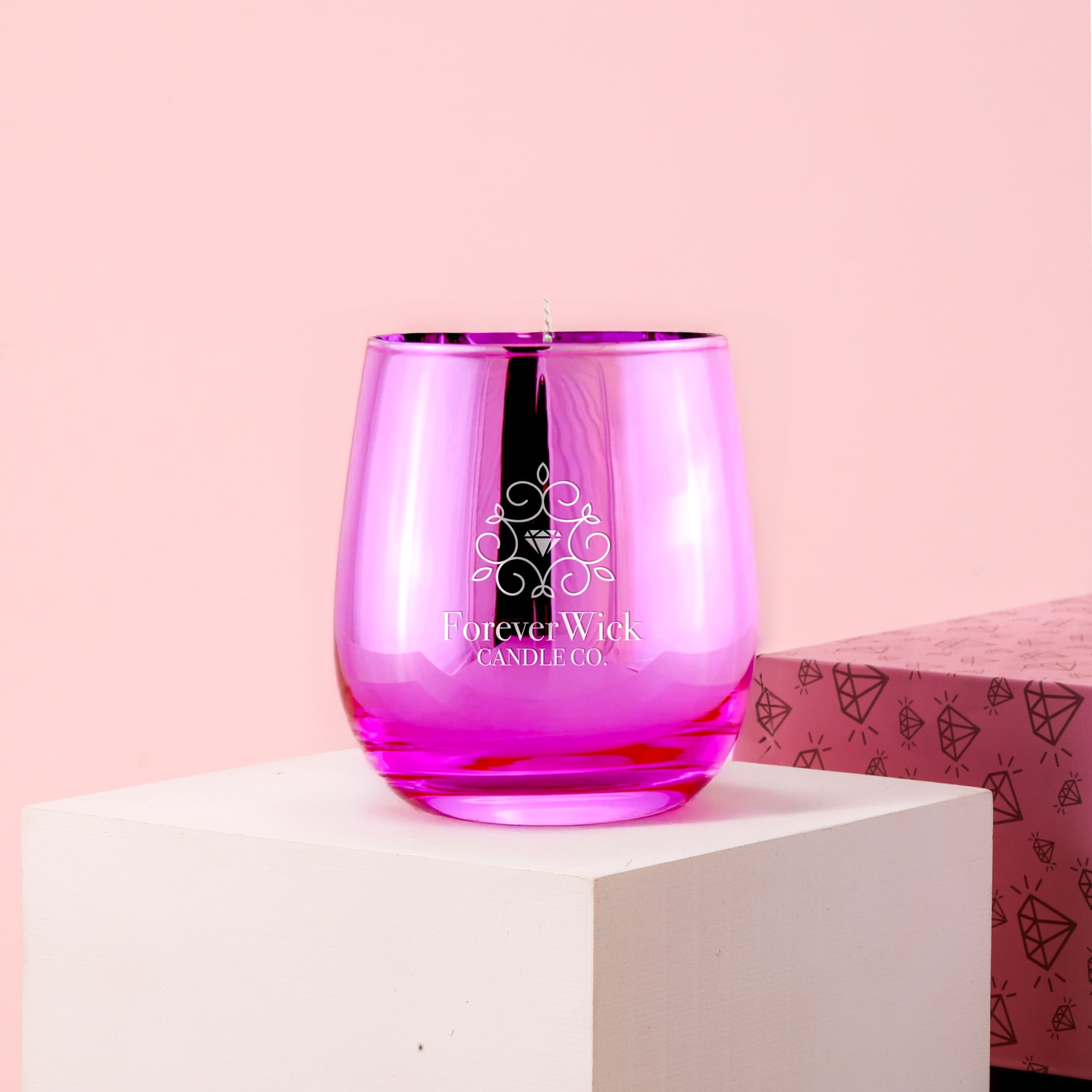 Keep Wine'ing Diamond Candle - Image 5