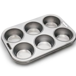 Fox Run Ss Muffin Pan 6 Cup