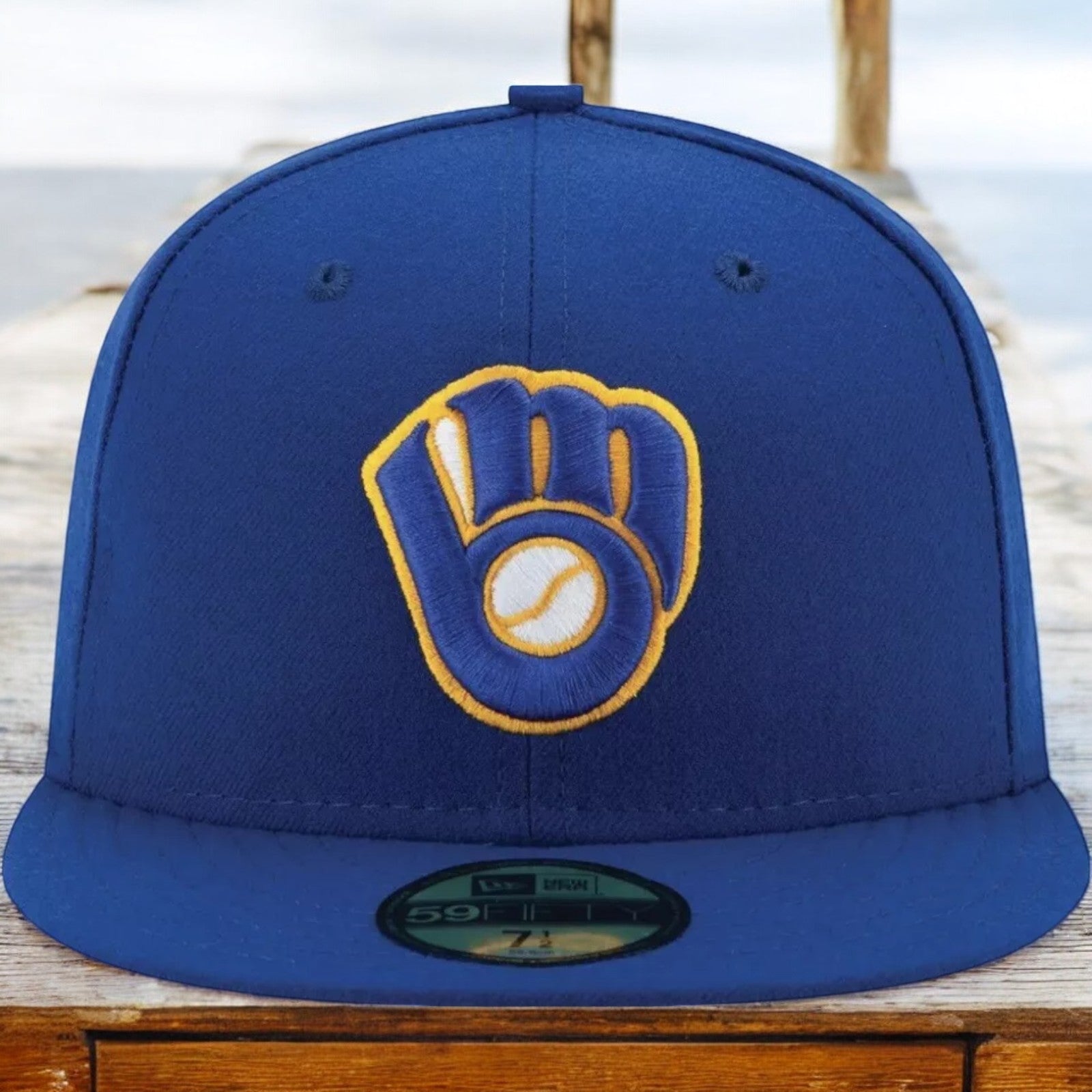 New Era Men's Mlb Authentic On-Field 59Fifty Fitted Cap Milwaukee Brewers 2017 - 70361064 - Image 2
