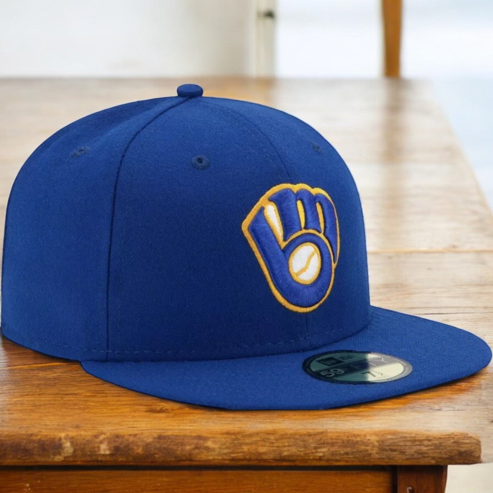 New Era Men's Mlb Authentic On-Field 59Fifty Fitted Cap Milwaukee Brewers 2017 - 70361064 - Image 3