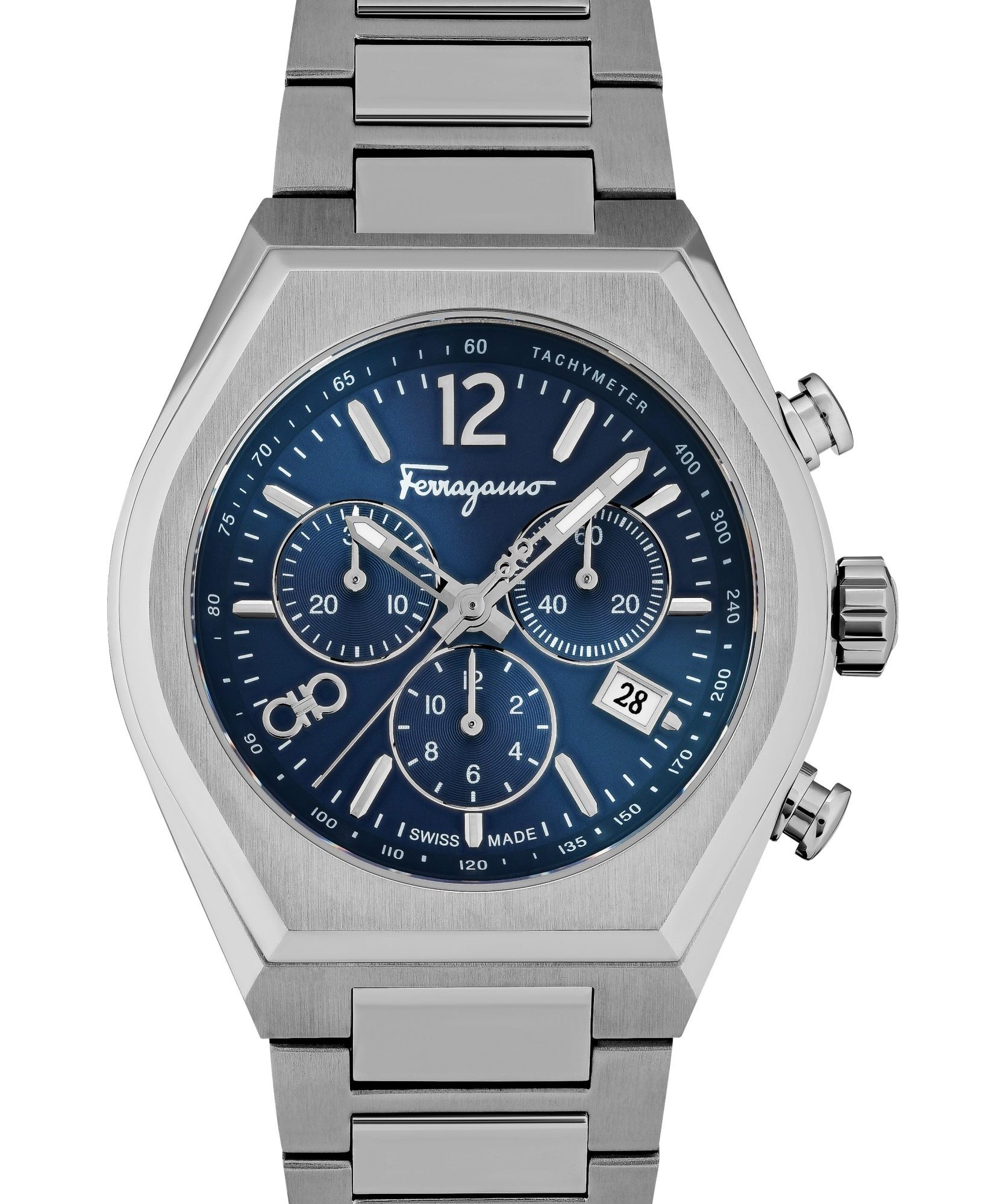 Ferragamo Tonneau Chrono Bracelet Watch
