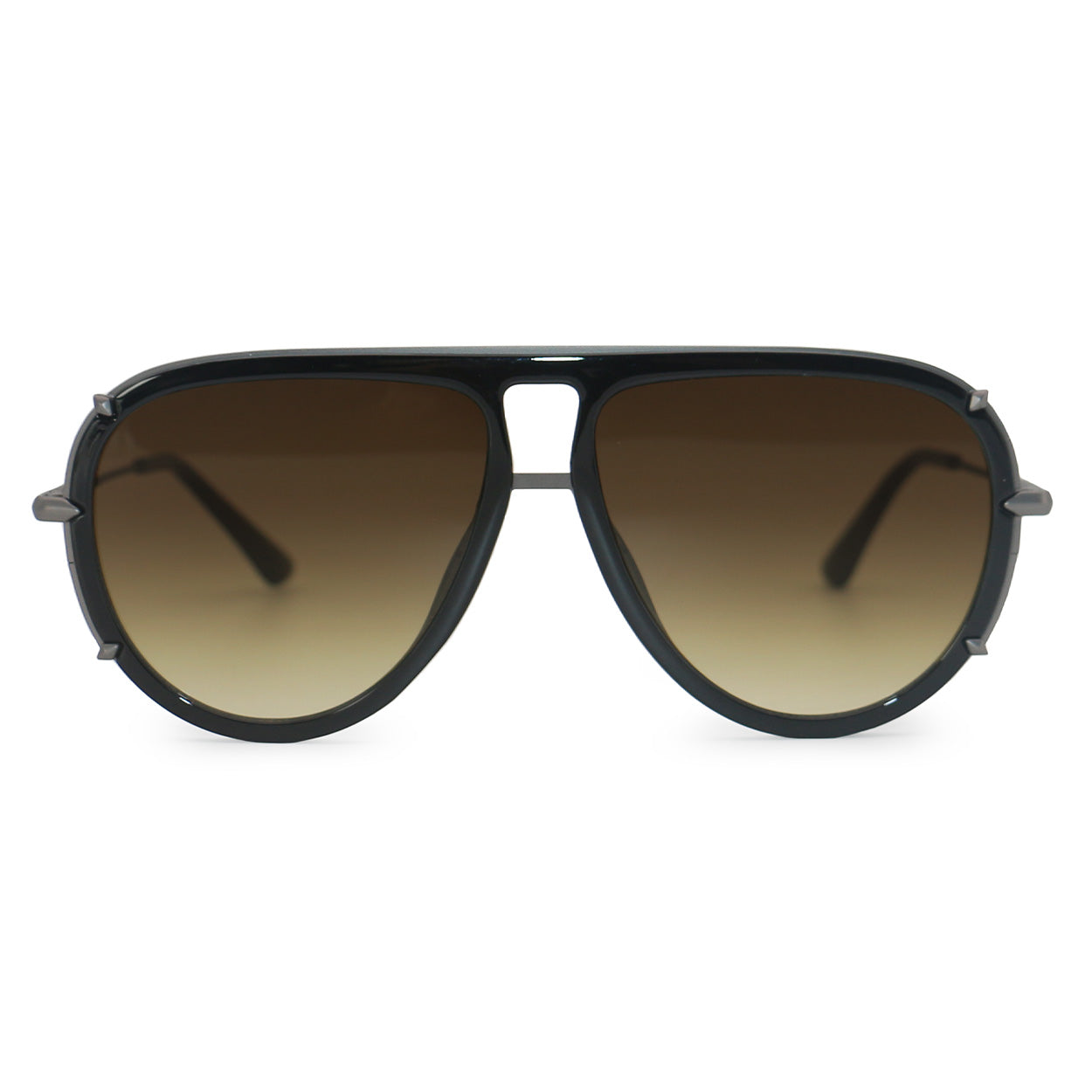 TopFoxx Ivy Luxe - Olive Tangle-Free Women's Round Aviator Sunglasses - Image 2