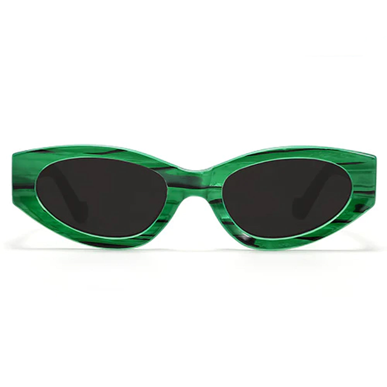 TopFoxx Kat x Money Moves - Green Women's Cateye Sunglasses - Image 2