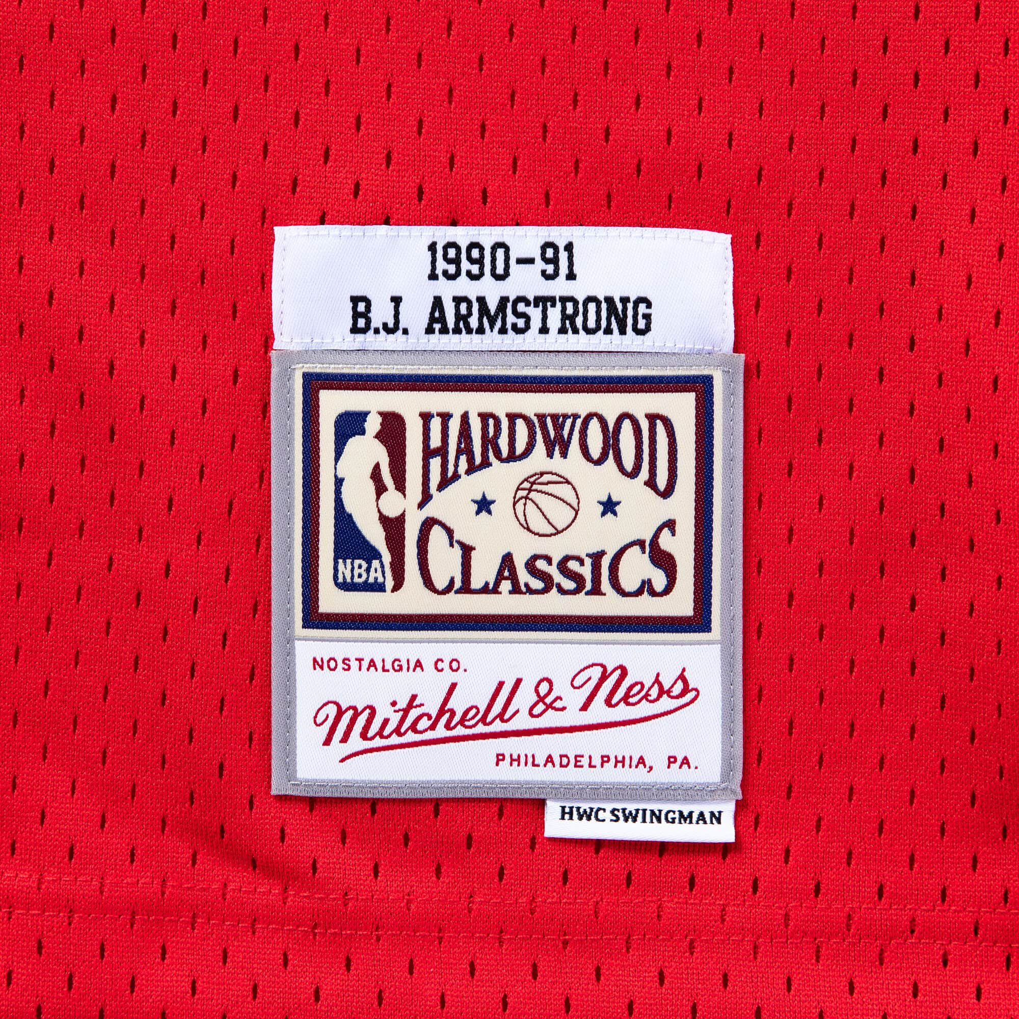 Mitchell & Ness Men's Nba Swingman Jersey 1990 Chicago Bulls Bj Armstrong - Image 3