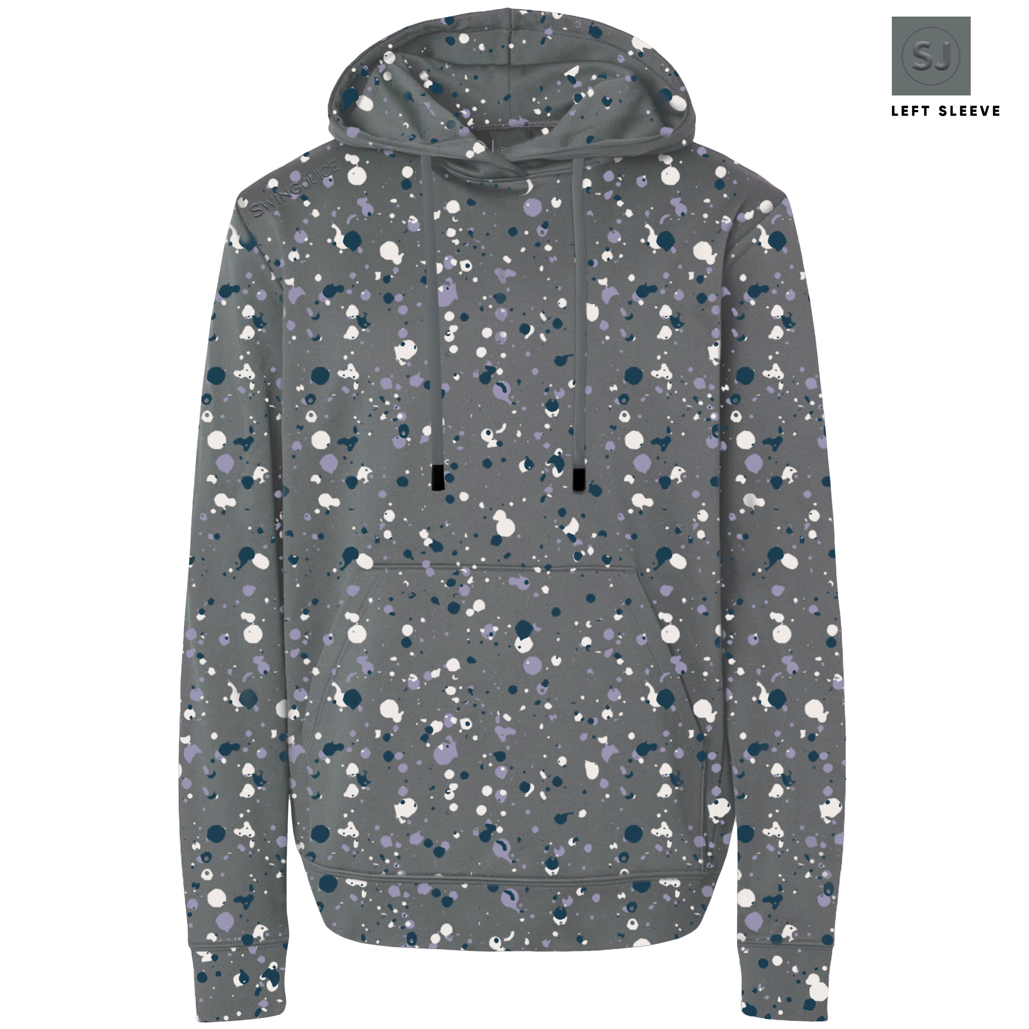 SwingJuice Golf Splatter Men's Performance Hoodie