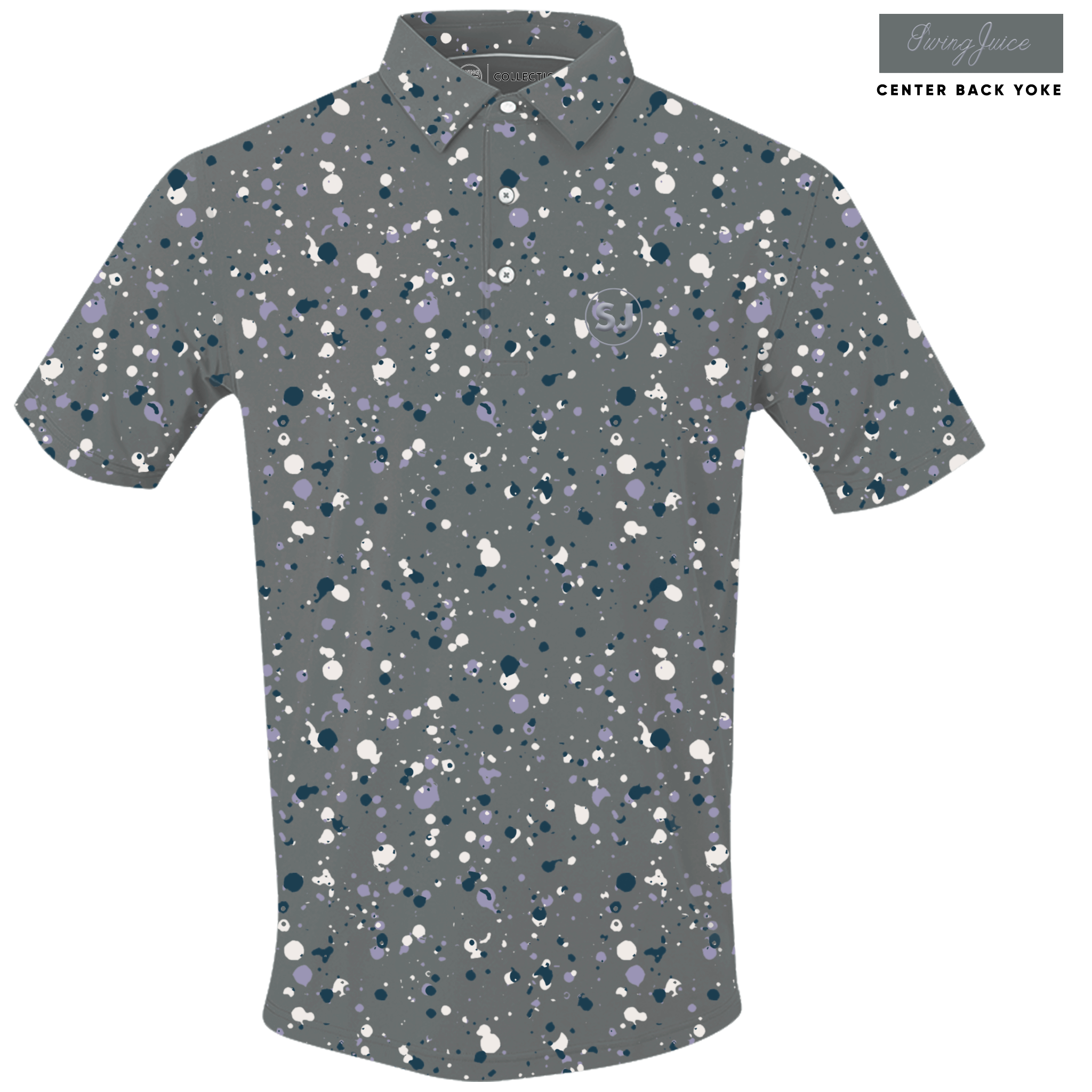 SwingJuice Golf Splatter Men's Polo - Image 2