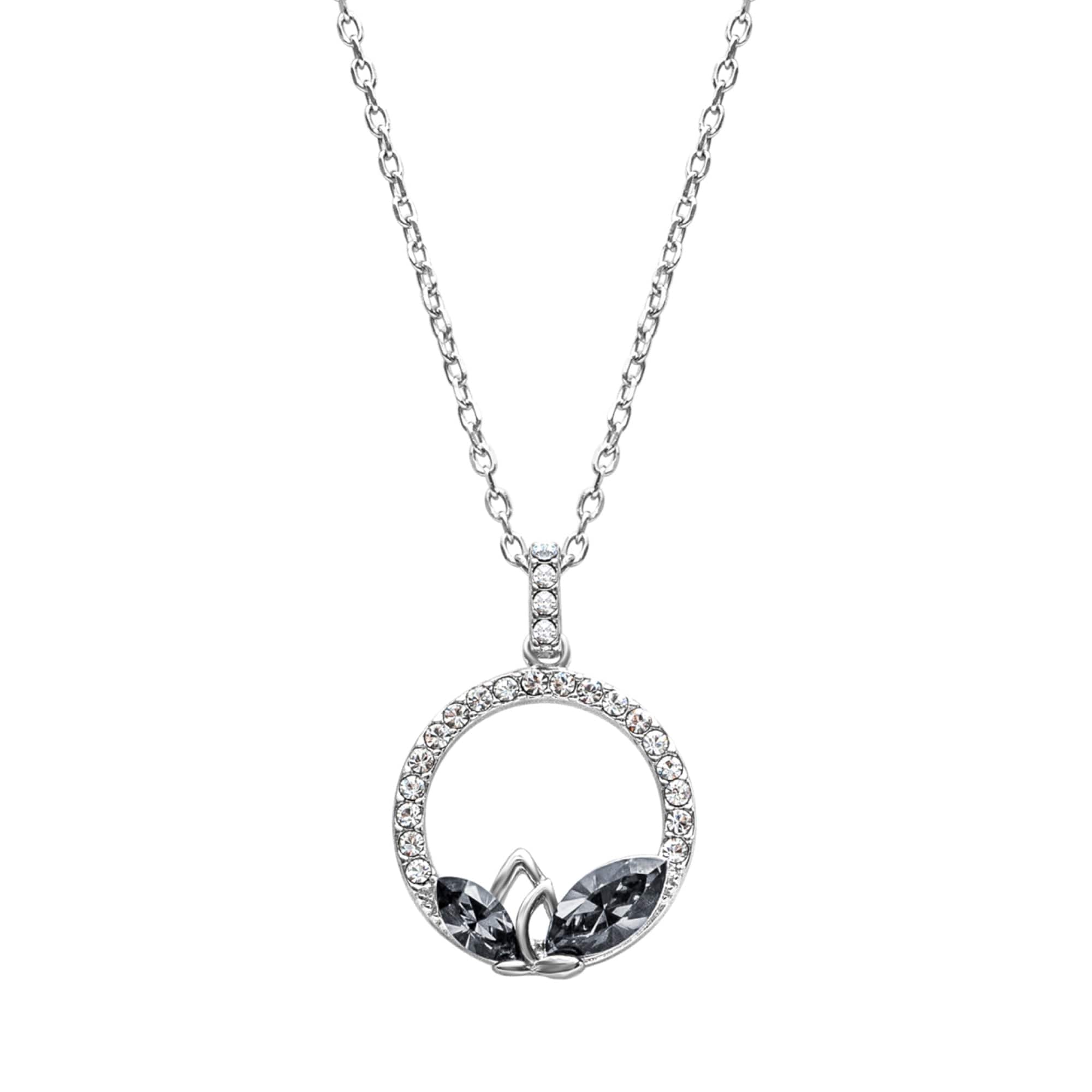 Elegant Dual Marquis Pav?? Pendant Necklace ? Embellished with Swarovski Crystals by callura - Image 7