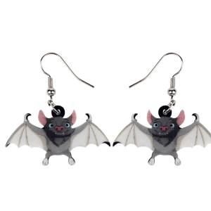 Bat Drop Earring