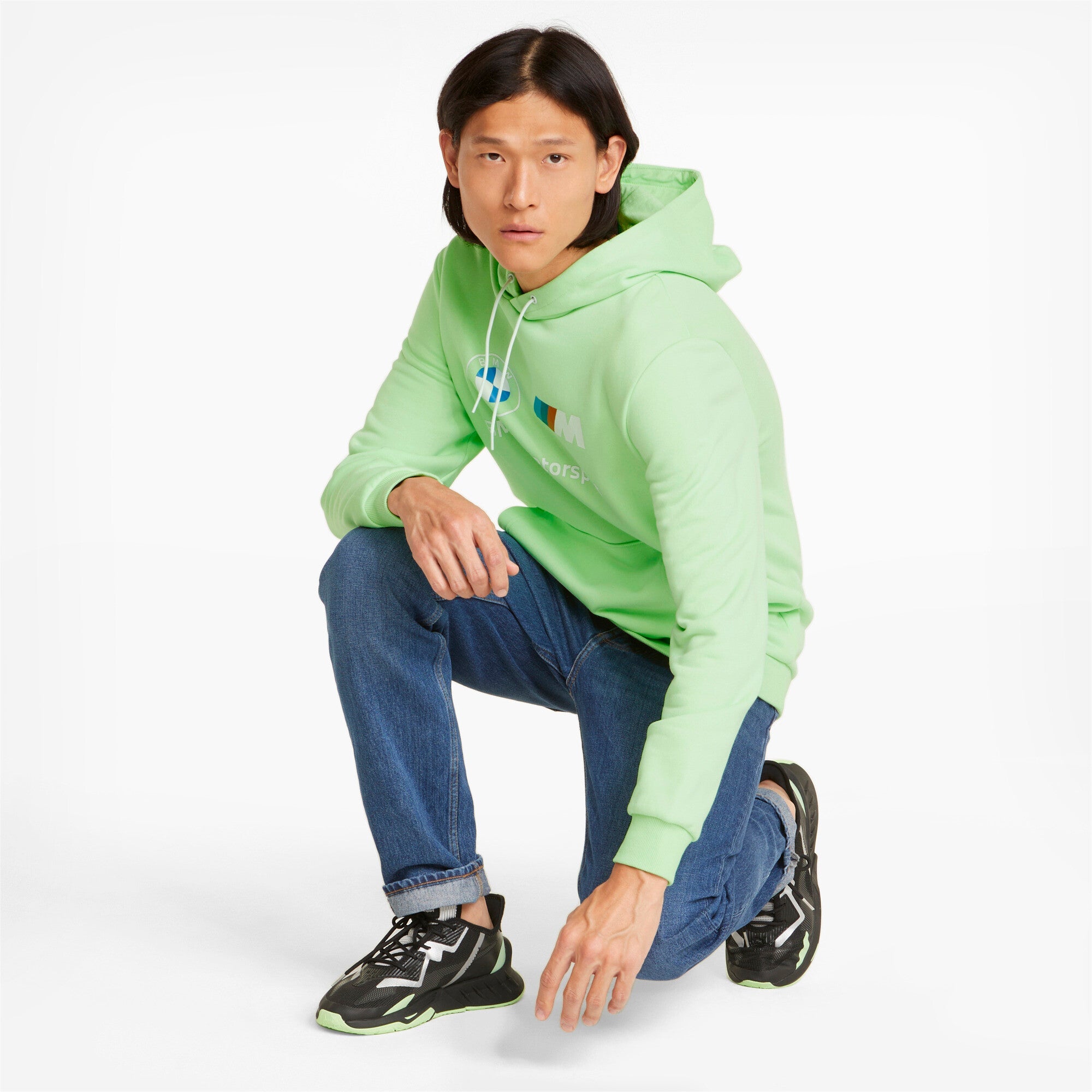 Puma Men's Bmw Motorsport Essential Fleece Hoodie - 532250-15 - Image 4