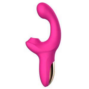 Blissed Dual-Action Clitoral Suction & G-Spot Vibrator ?C Double Stimulation Toy