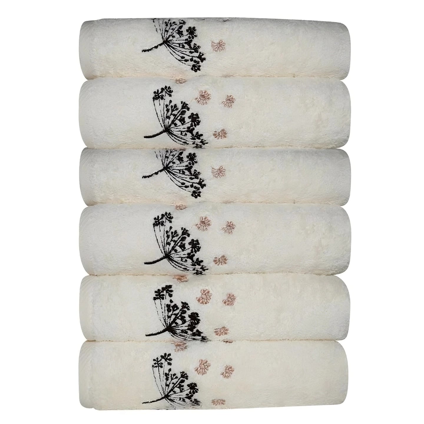 Classic Turkish Towels Camilla Turkish Cotton Washcloths - 6 Pieces - Image 2