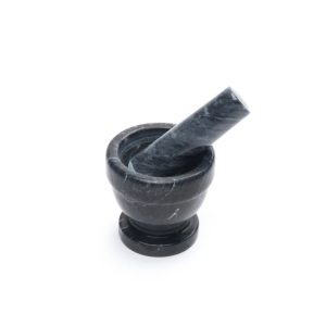 Fox Run Black Marble Mortar & Pestle 3