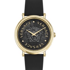 Versace V-Dollar Leather Watch