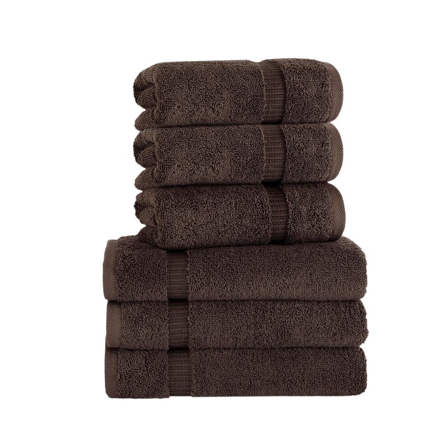 Classic Turkish Towels Villa Turkish Cotton Hotel Collection Hand Towels - 6 Pieces - Image 10