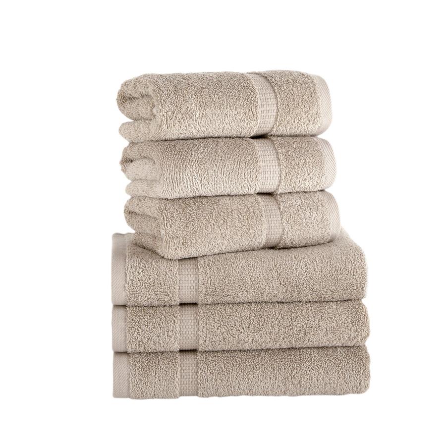 Classic Turkish Towels Villa Turkish Cotton Hotel Collection Hand Towels - 6 Pieces - Image 3