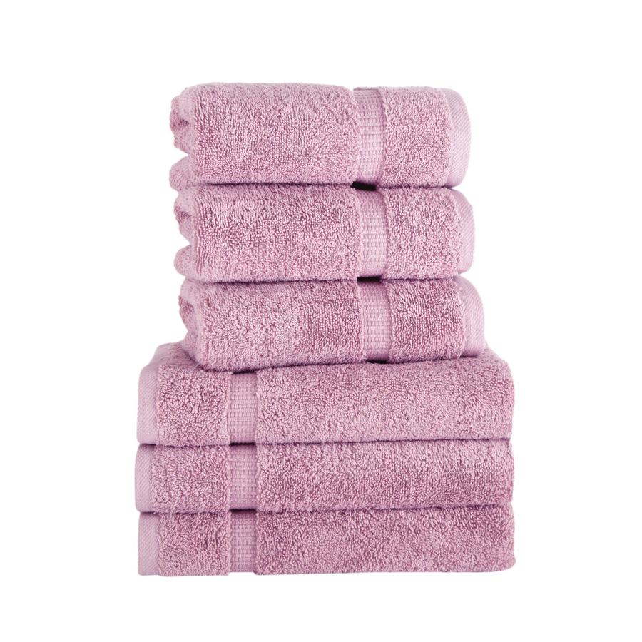 Classic Turkish Towels Villa Turkish Cotton Hotel Collection Hand Towels - 6 Pieces - Image 6