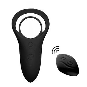Blissed NYC Rechargeable Silicone Vibrating C-Ring With Remote Control
