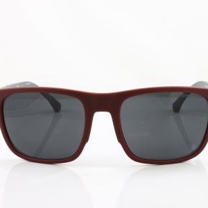 Emporio Armani Bordeaux Rubber Men's Sunglasses