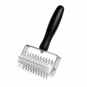 Outset Pizza Dough Docker. 5 x 8 Pizza Accessory That Prevents Bubbles