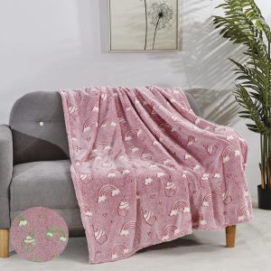 SHD-Glow- Pink Rainbow Blanket
