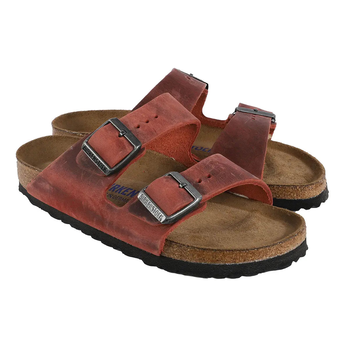 Birkenstock Arizona Soft Footbed Oiled Leather Sandals - Image 6