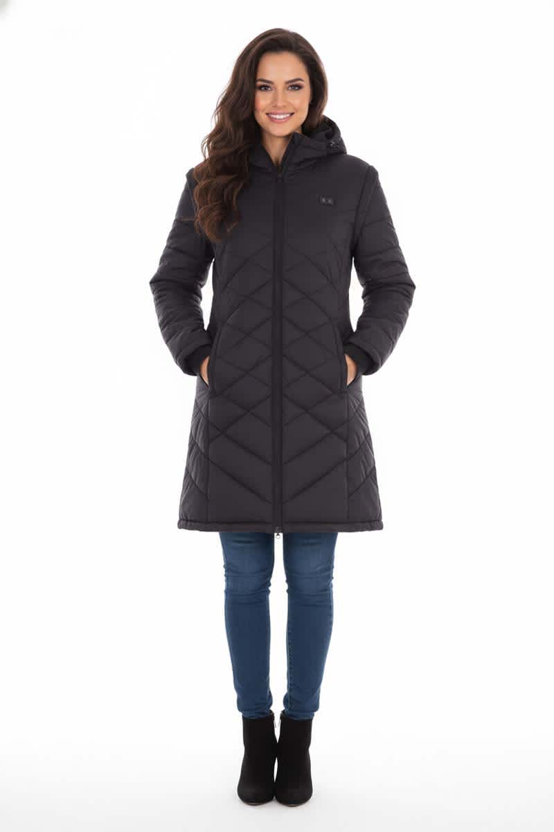 Helios Hybrid Women's Heated Versatile 2 N 1 Coat Vest